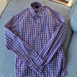 J. Crew Men’s Tall Gingham Shirt